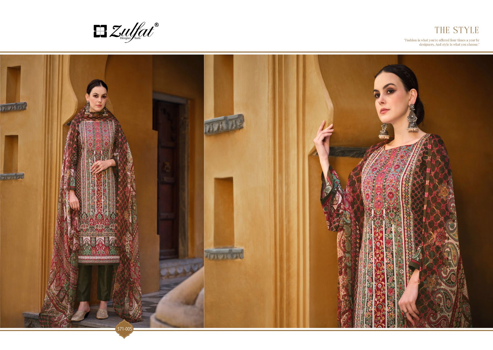 Saima By Zulfat Daily Wear Printed Cotton Dress Material Wholesalers In Delhi
